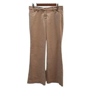 Speak Rio Womens Size 5 Tan  Solid Flared Wide Leg Pants